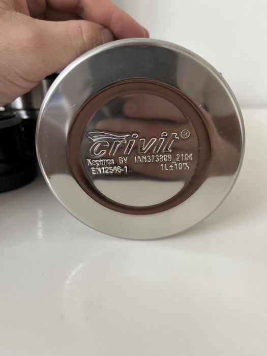 Термос crivit 1 л з нержавіючої сталі