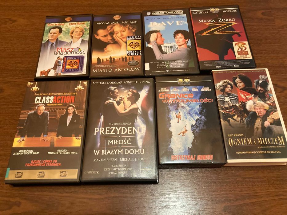 Zestaw kaset VHS