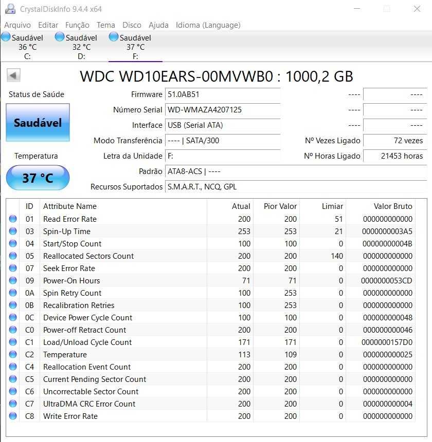 Disco externo 1 Terabyte