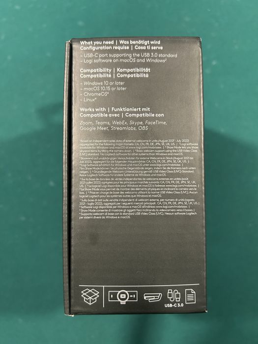 Webcam Logitech MX Brio 4K Ultra HD