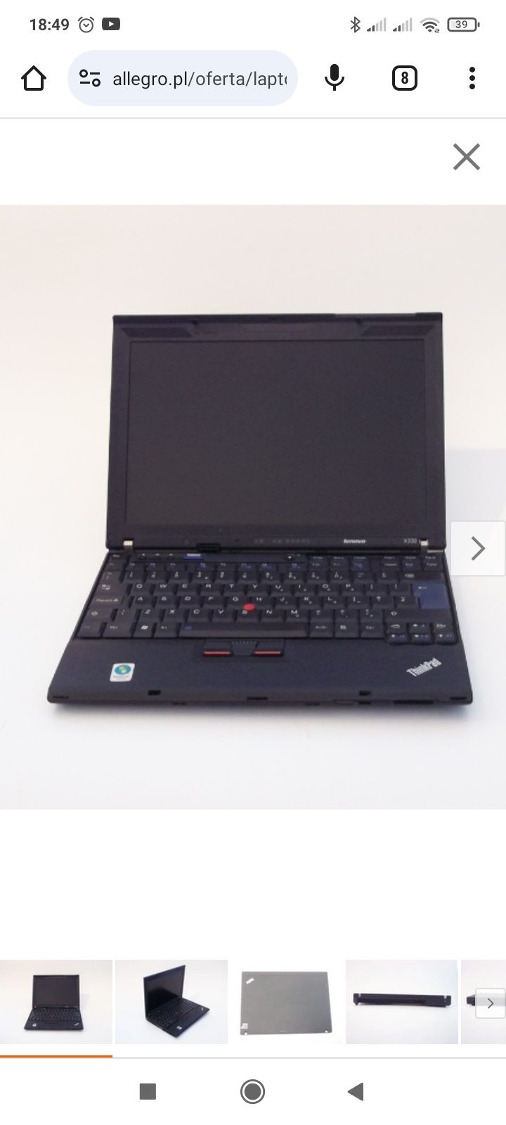 Laptop ThinkPad używany