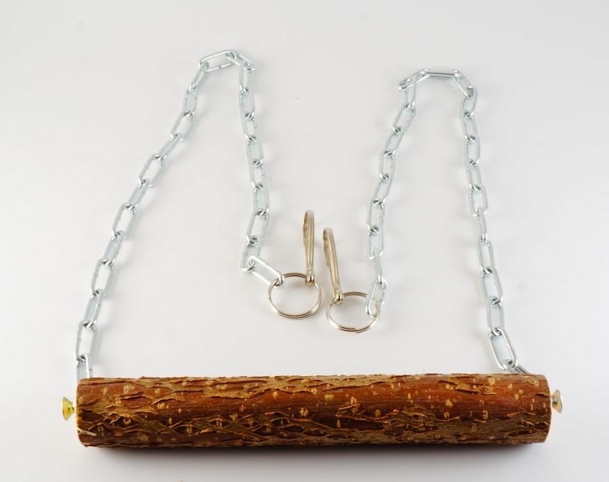 Leszczynowa huśtawka dla papug 15 cm