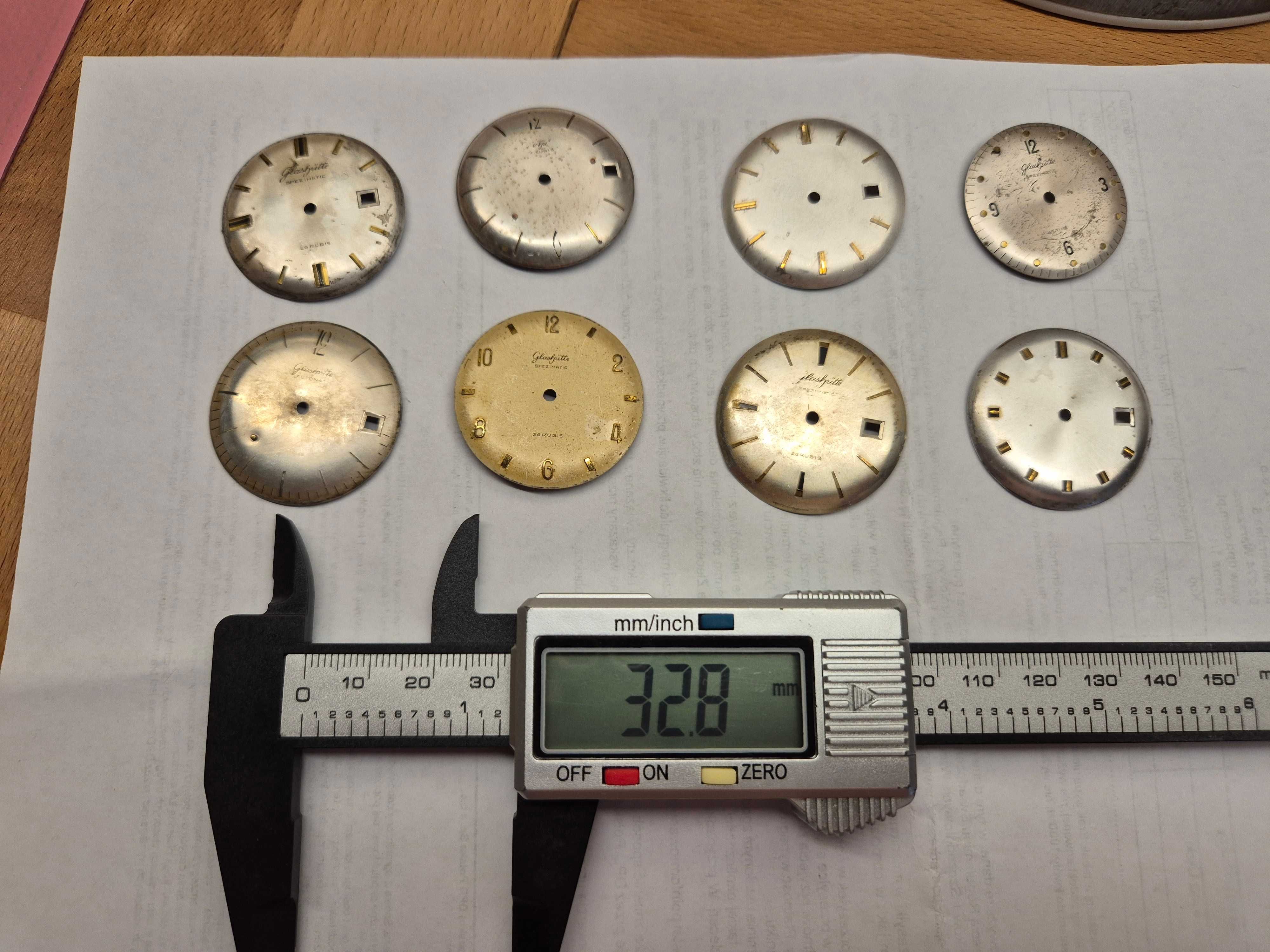 Tarcza *Glashutte* 8 szt