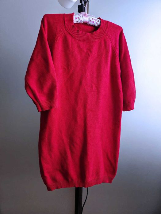 Длинный женский свитер туника S-M