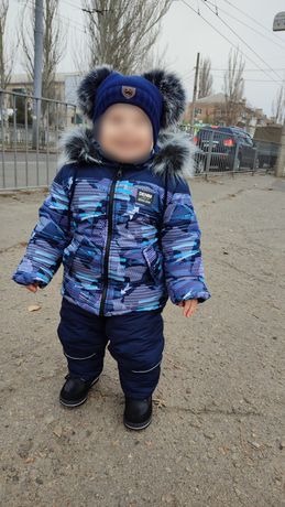 Зимний костюм детский  в хорошем состоянии