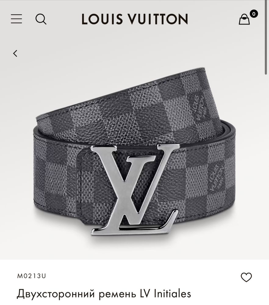 Ремінь Louis Vuitton оригінал