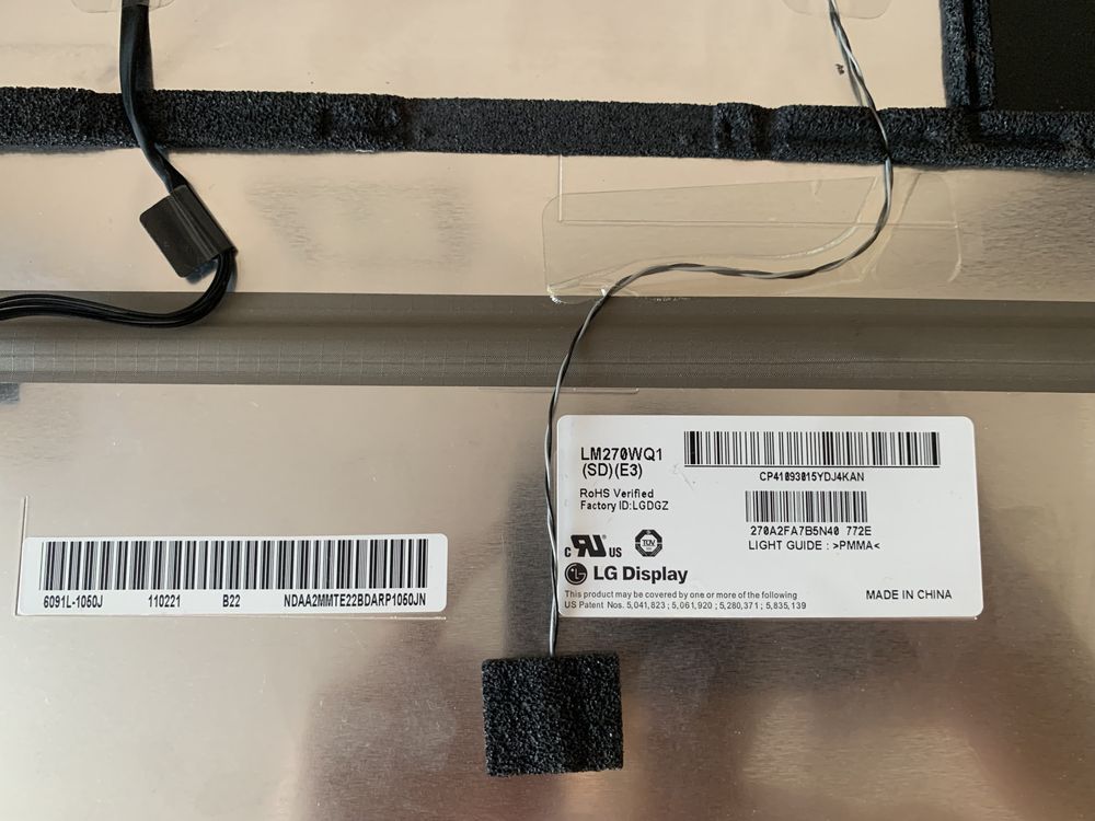 Диспле (Матрица) для iMac 27 (mid 2011) идеальное состояние