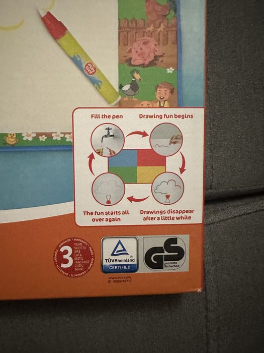 Mata do malowania pisakiem wodnym