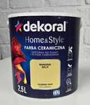 Farba Dekoral Home & Style CERAMICZNA 2,5L kolor Banana Split