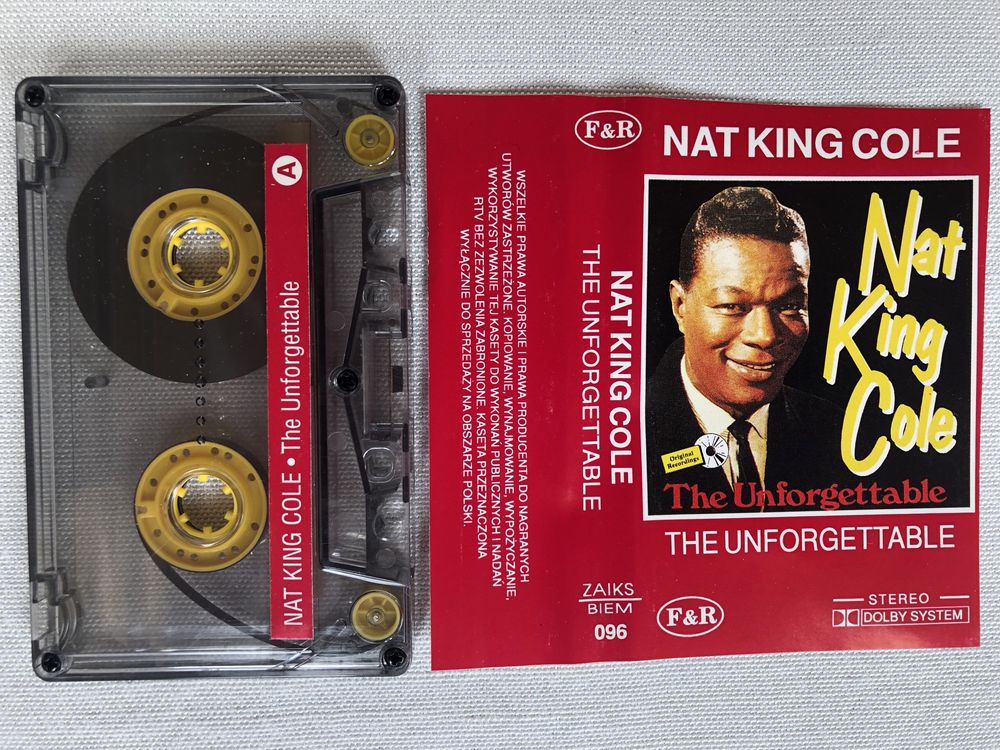 Oryginalna kaseta magnetofonowa Nat King Cole