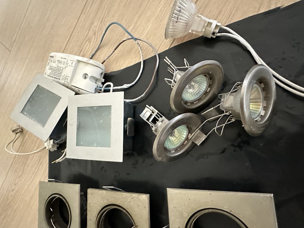 33 punkty świetlne zastaw transformatory oprawy żarówki led