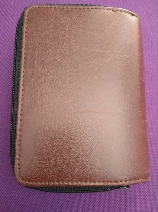 Organizer, notatnik, portfel, przegródki, skóra eko