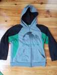 Bluza z kapturem rozpinana firmy Simple for sports okazja  9-10latka