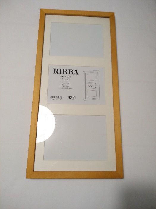 Moldura RIBBA Ikea 50*23 NOVA castanho claro