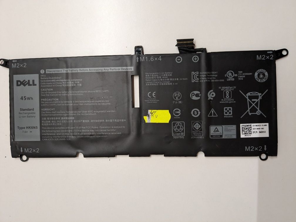 Оригінальна батарея Dell HK6N5