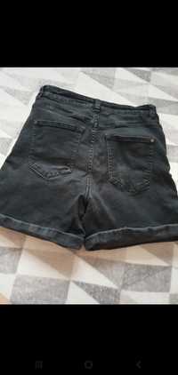 Spodenki czarne jeans