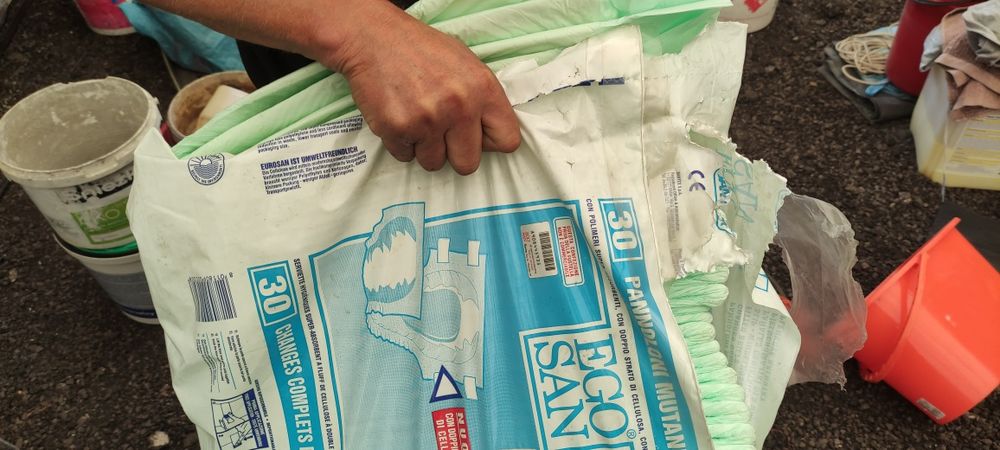 Pieluchy dla dorosłych do 70 kg.