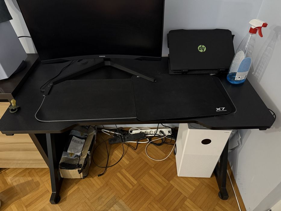 Biurko huzaro czarne 120cm