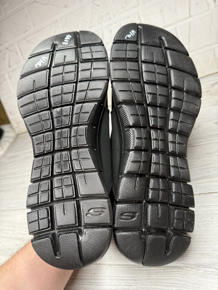 Мужские черные кроссовки skechers flex advantage 2.0 44 размер