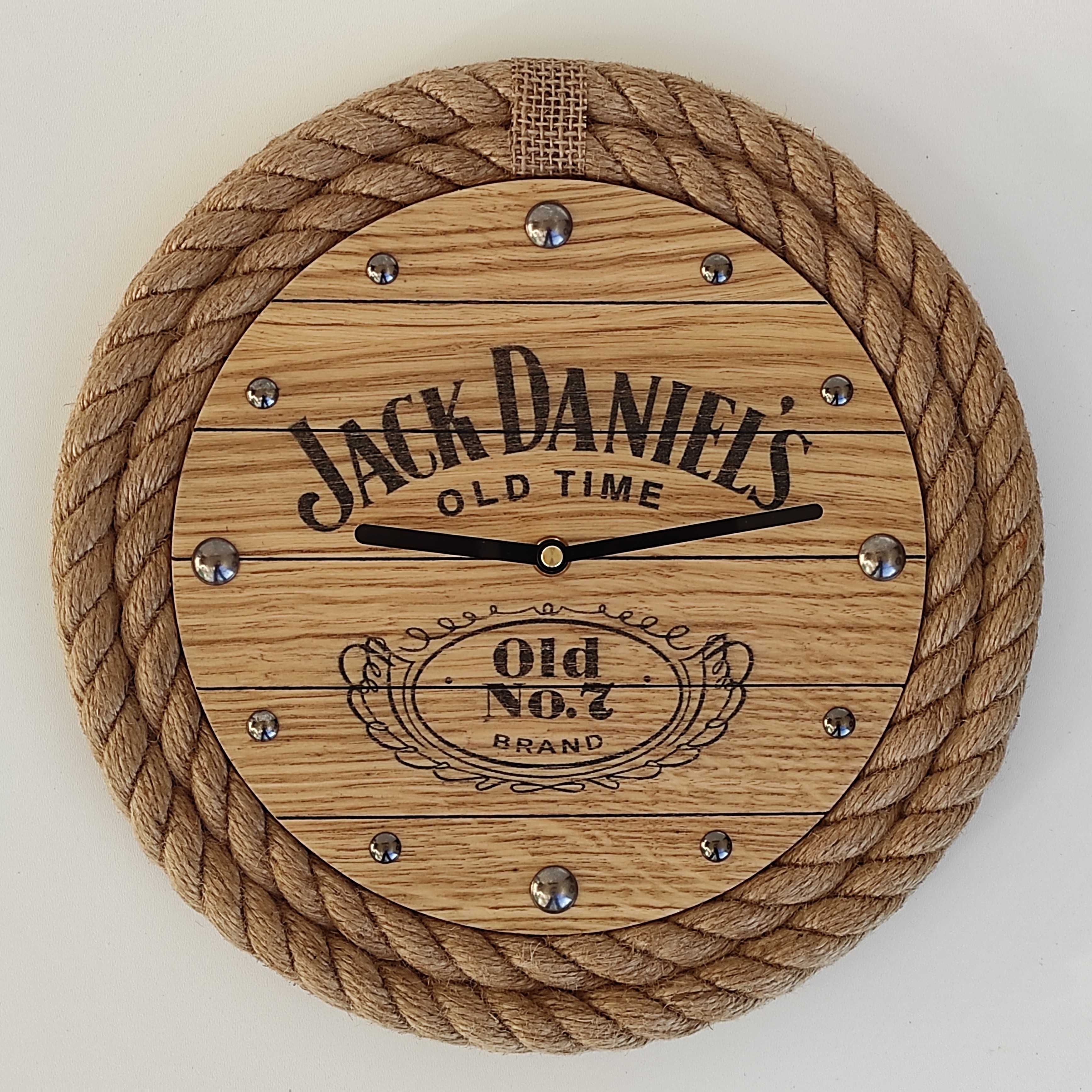 Jack Daniels Prezent dla mężczyzny DUŻY Zegar w stylu Jack Daniel's