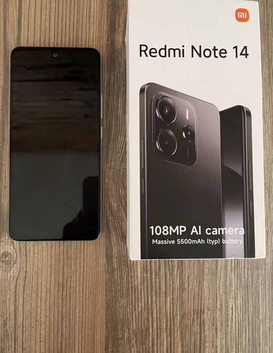 Xiaomi redmi note 14 6+2/128gb nfc новый без нюансов ему пару месяцев