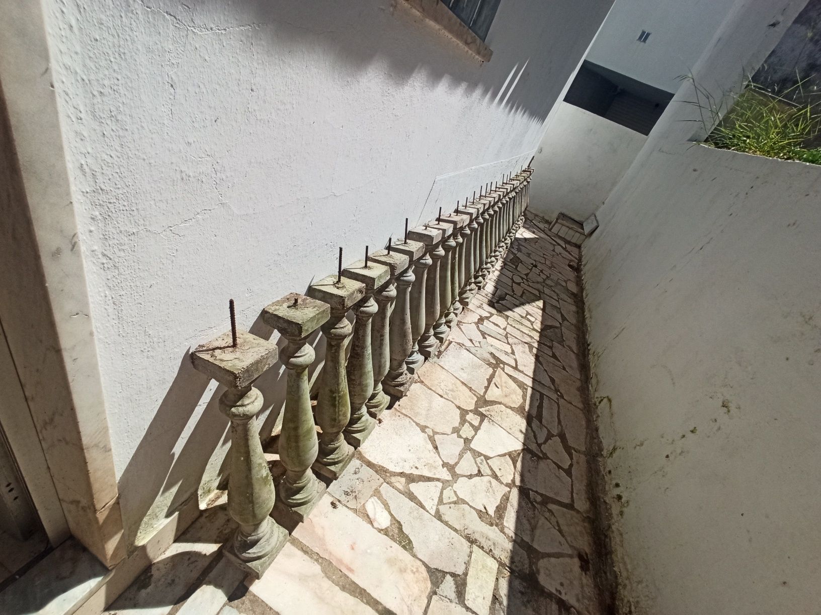 Pilares em pedra