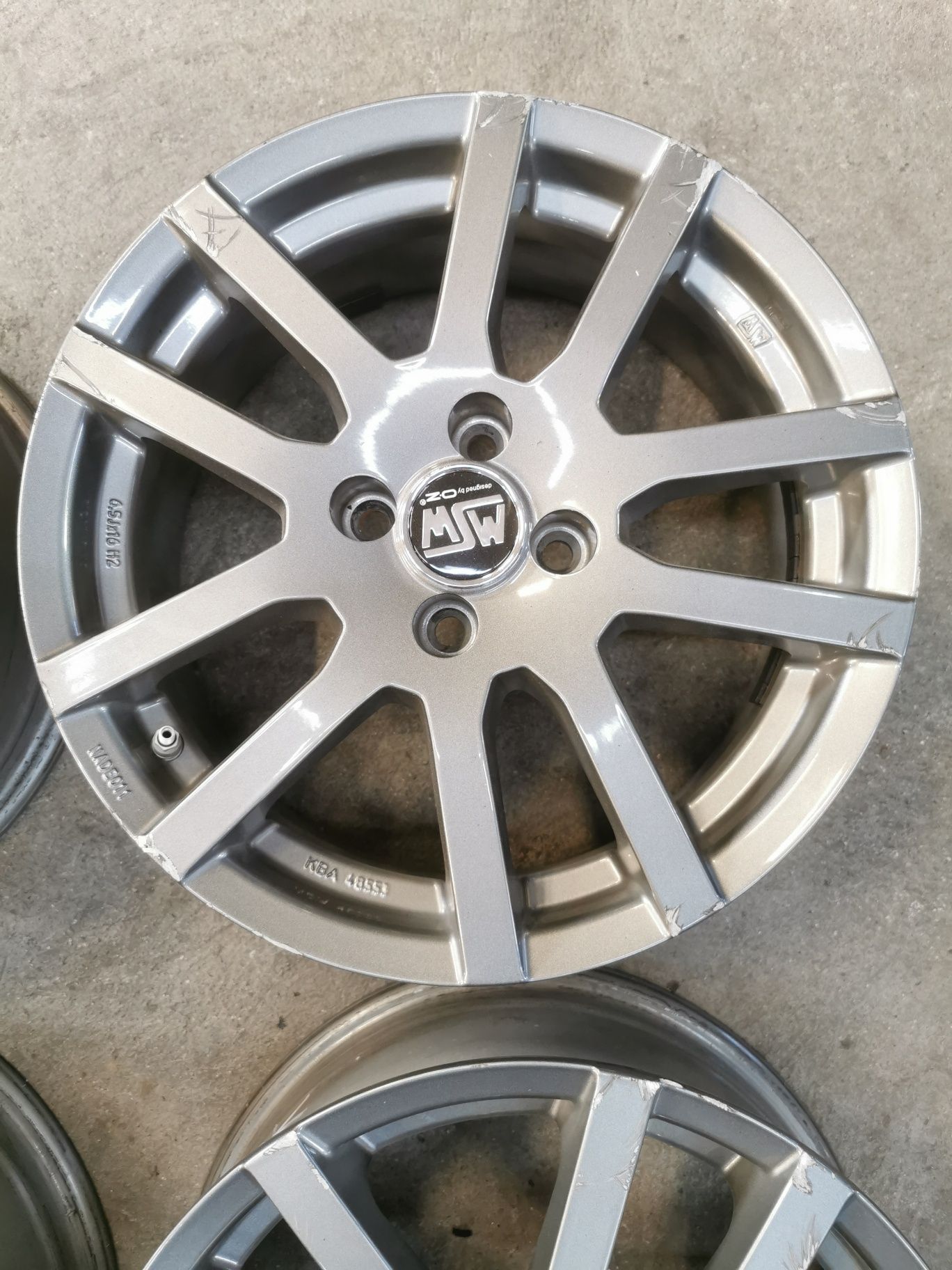 Felgi aluminiowe 16" 4x100 ET37 6.5J MSW OZ