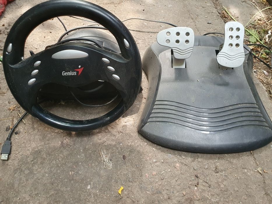 Игровые руль и пидали Genius Speed Wheel 3 USB