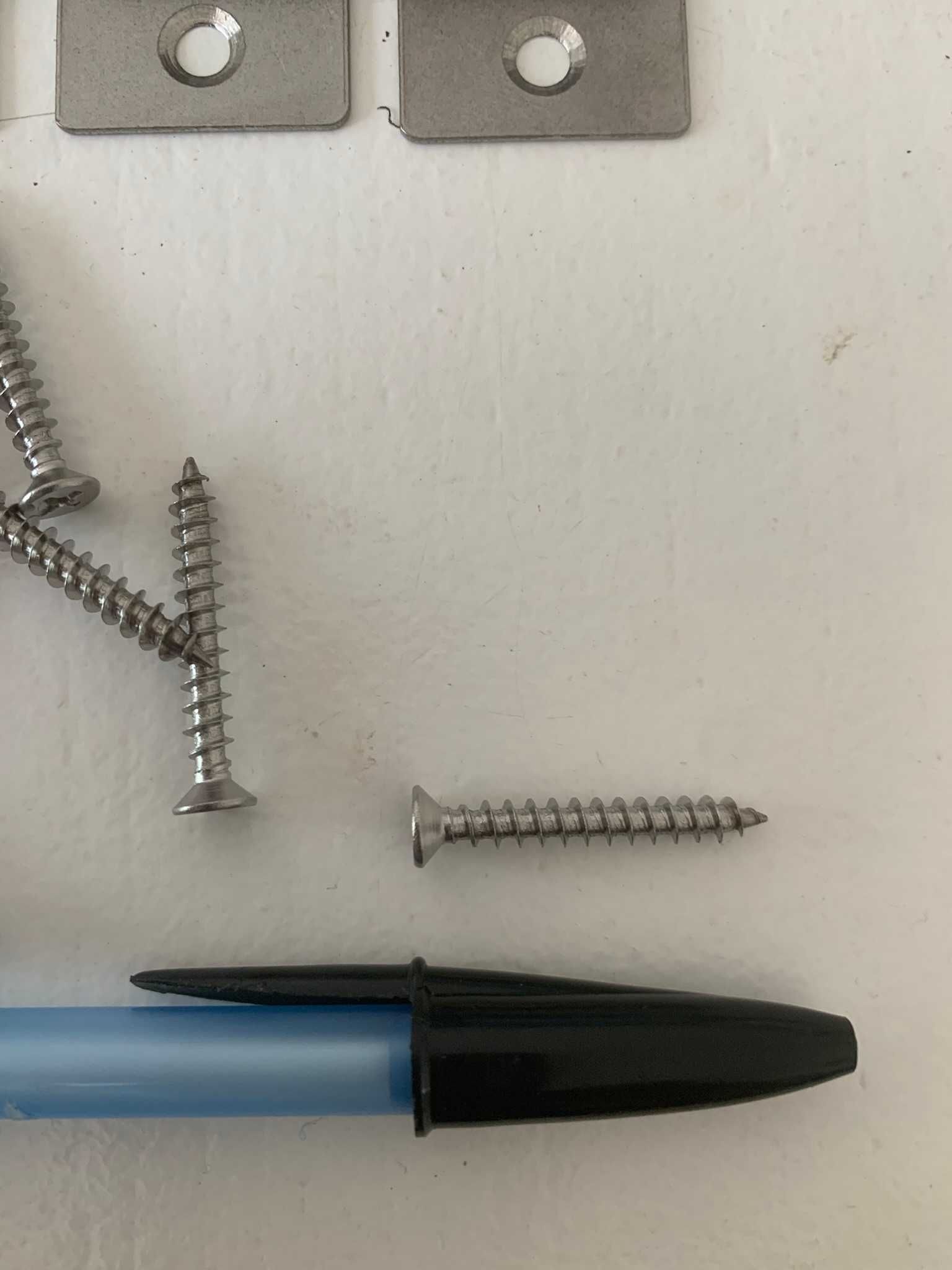 SEQO klips startowy do deski tarasowej ze śrubą inox AKS-1