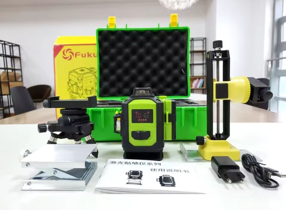 Лазерний рівень MW94D 4GX Fukuda 4D 16 ліній, лазерный уровень