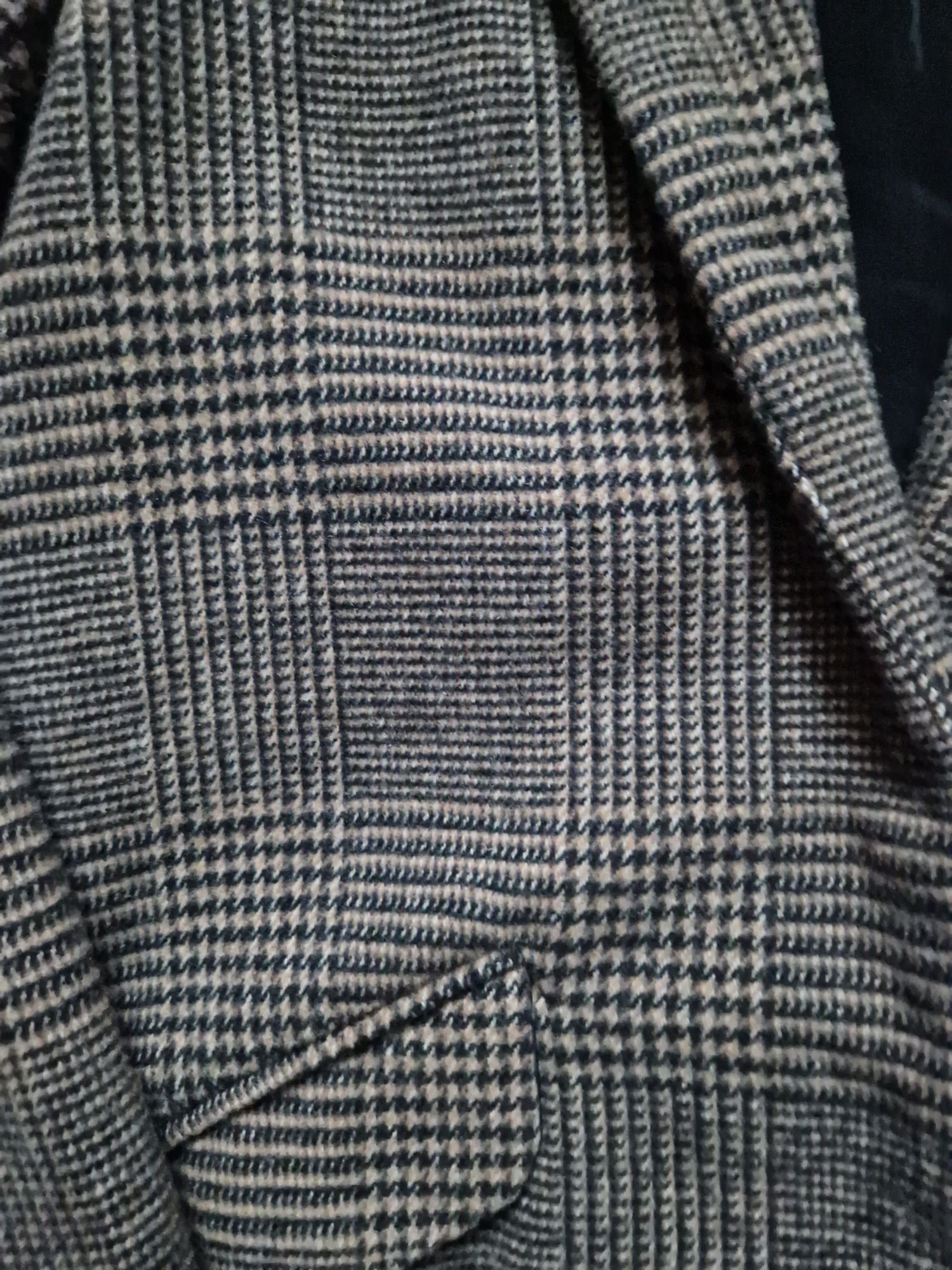 Bershka płaszcz w kratę rozmiar XS