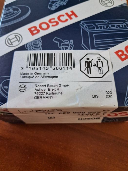 Лямбда-зонд BOSCH Made in Germany. ВАЗ 1,5 i / 1,7 (ЄВРО-II, ЄВРО-III)