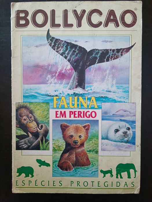 Caderneta fauna em perigo bollycao