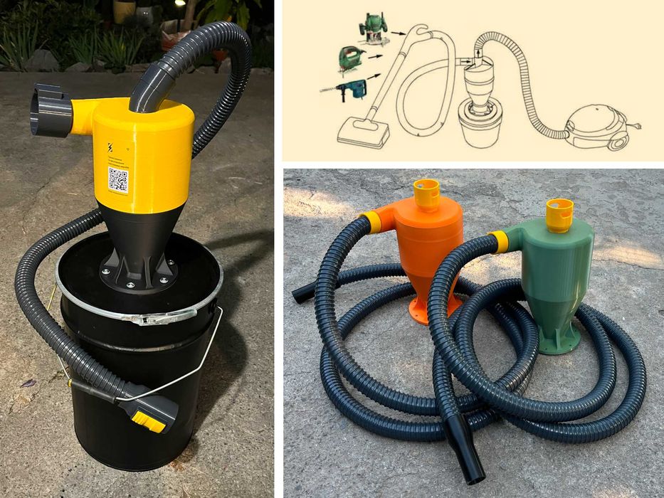 Готовий фільтр циклон під ВАШ будівельний і побутовий пилосос