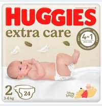 Pieluchy HUGGIES Extra Care 2 (3-6kg) 48 szt