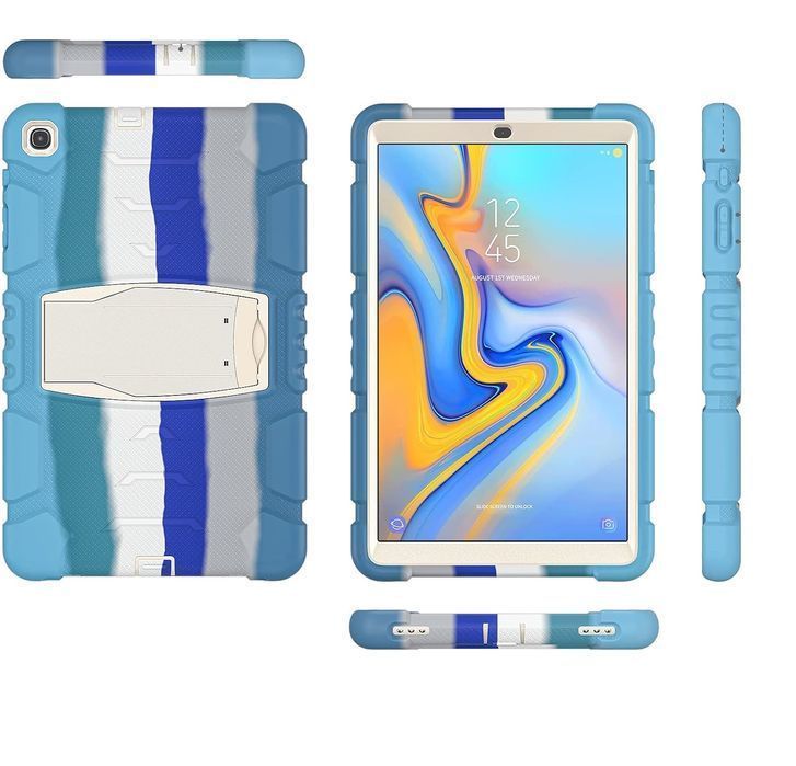 Etui do Samsung Tab A7 Lite 8.7” Pancerne z Podstawką Niebieskie