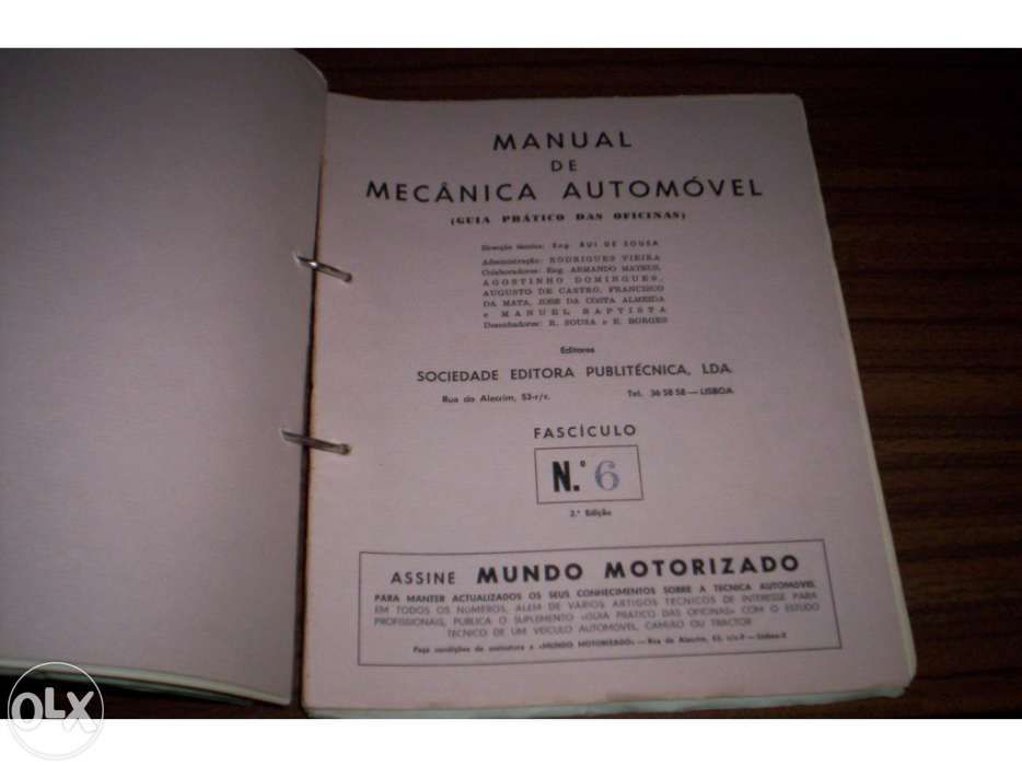 Manuais técnicos de clássicos de 1935 a 1970