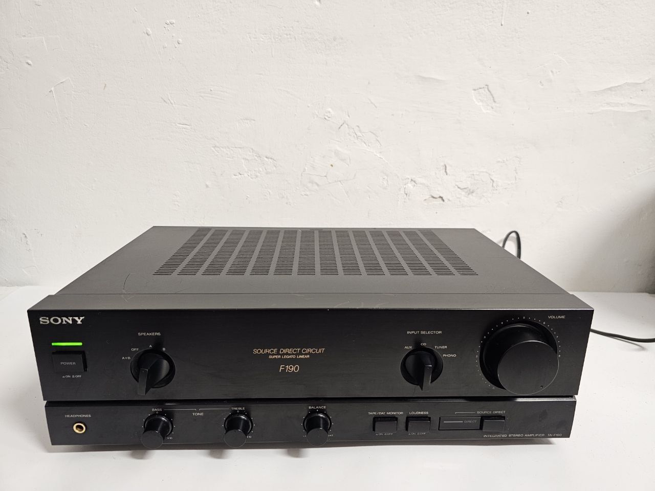 Wzmacniacz Sony TA-F 190, 55 W + 55 W , Japan