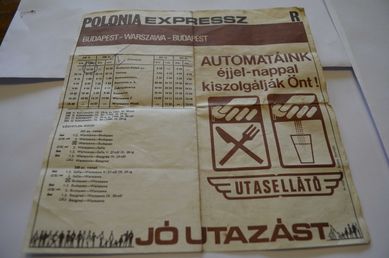 Polonia Expressz 1979 - 1980 Budapest - Warszawa