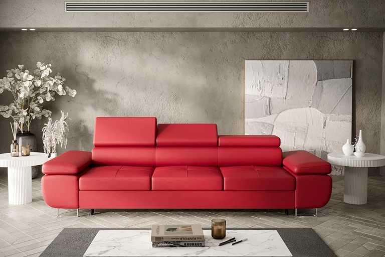 Sofa Z Zagłówkami 186 Cm  Apollo KS05N Duża Powierzchnia Spania