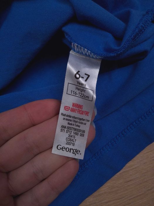 Дитячий новорічний реглан 6-7 років george для хлопчика