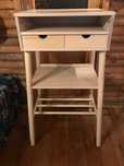 Wysokie biurko w stylu retro IKEA Knotten