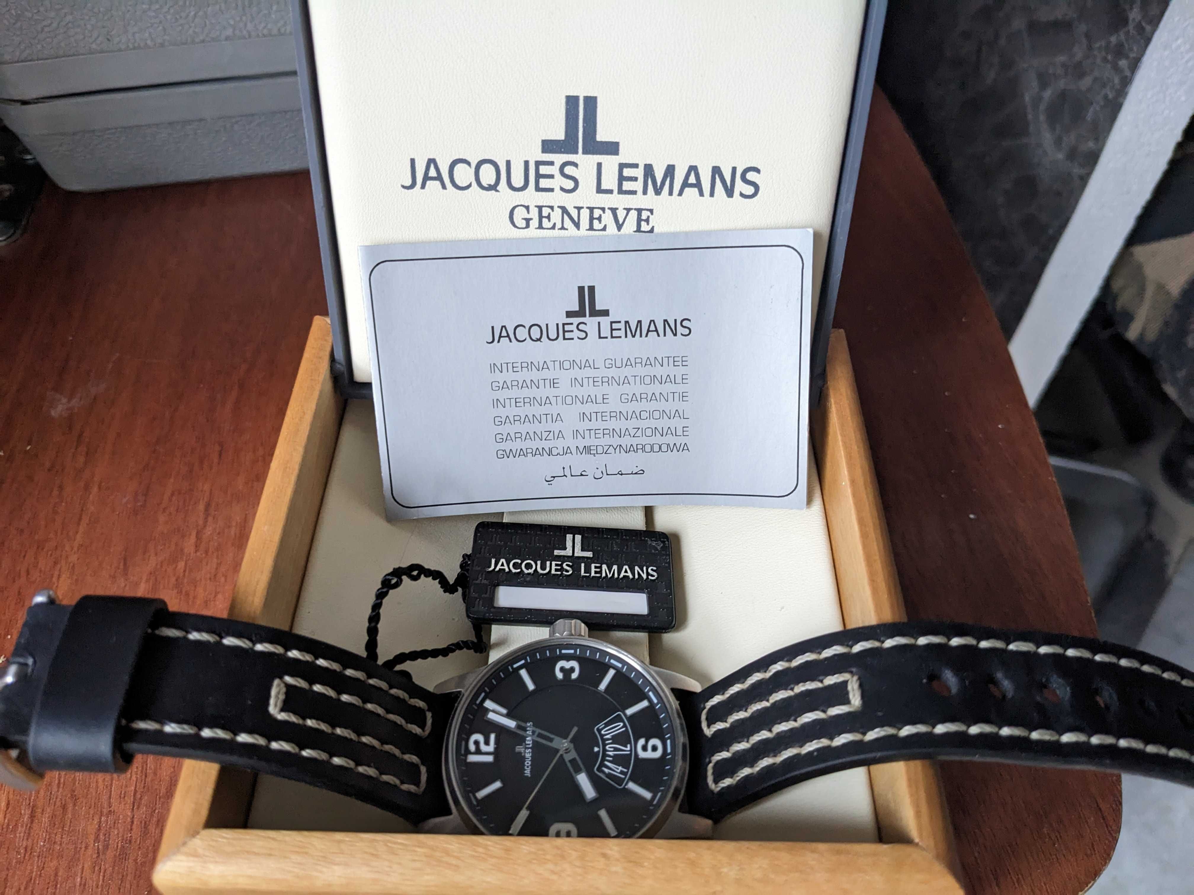 Часы JACQUES LEMANS.Стильная, оригинальная, удобная дата. 100 метров