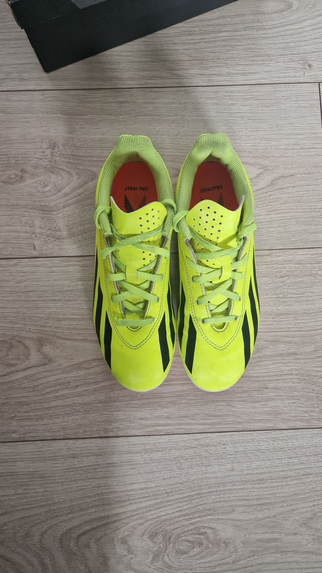 Chuteiras Adidas Crazyfast com pitons
