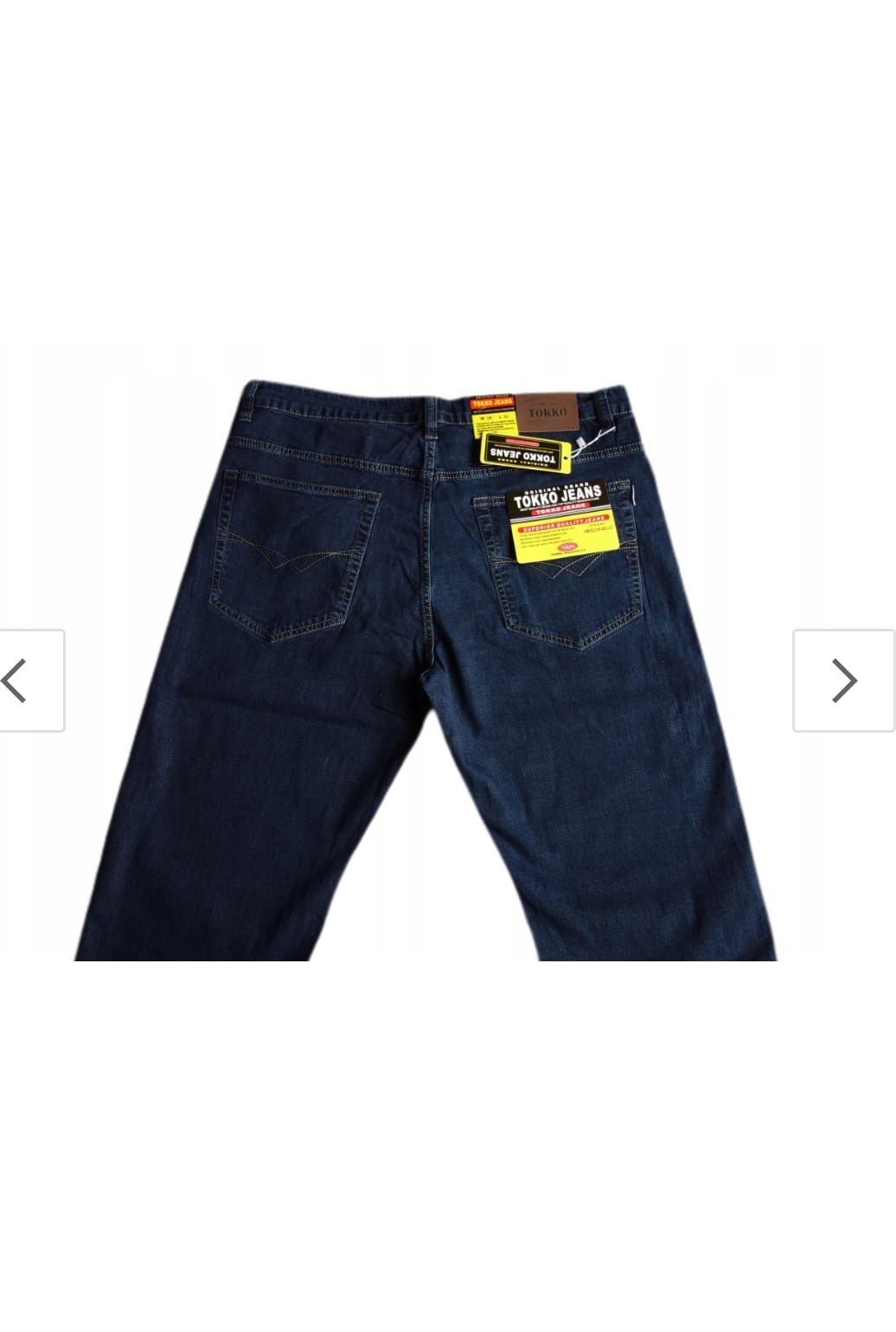 100/104cm pas męskie spodnie ocieplane nowe jeans