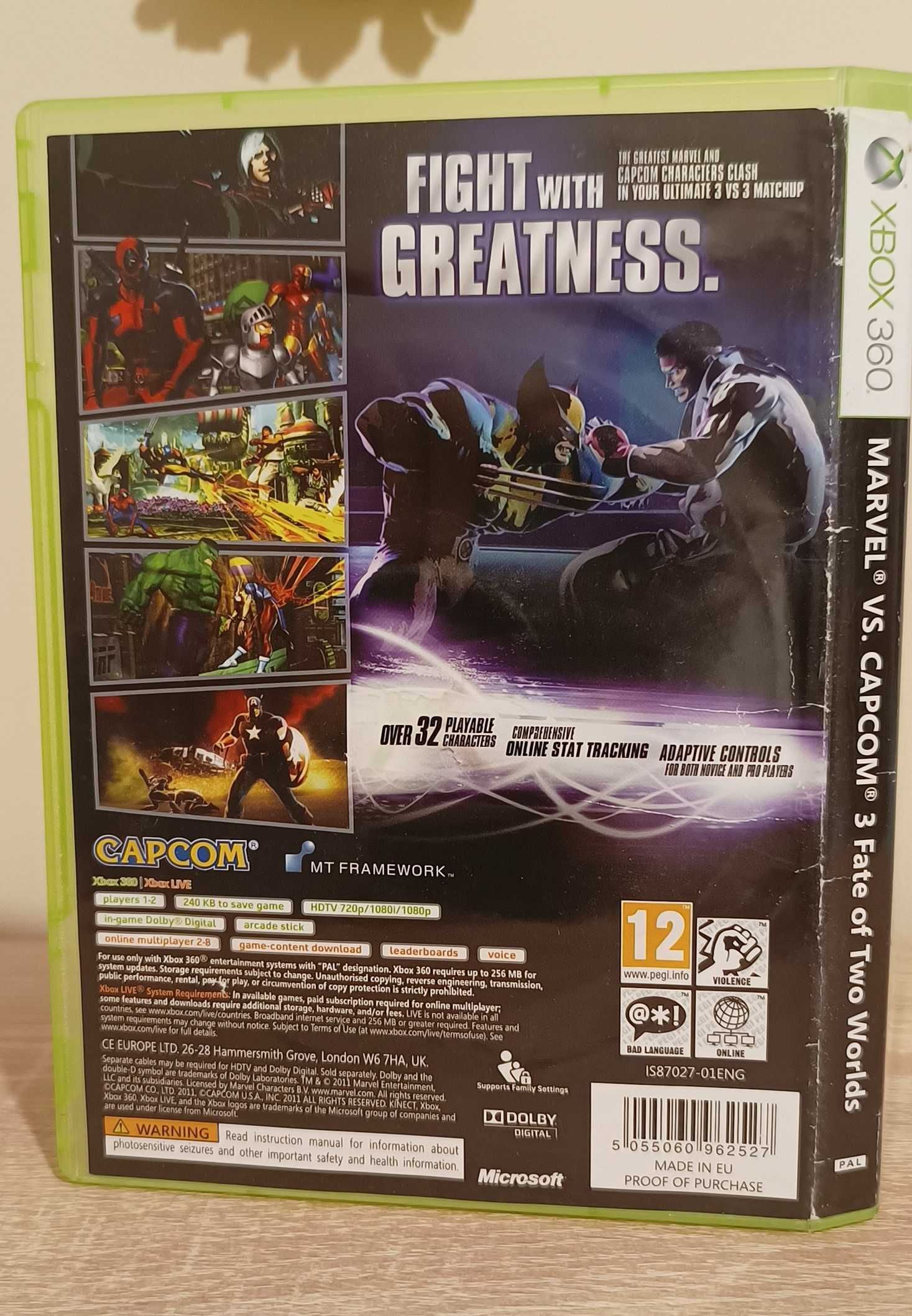 gra Xbox 360 Marvel vs Capcom 3: Fate of Two Worlds