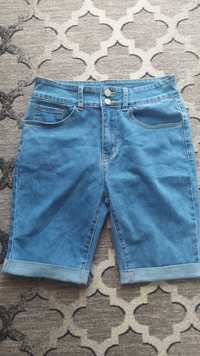 Krótkie spodenki szorty letnie jeansowe Shein elastyczne jak nowe