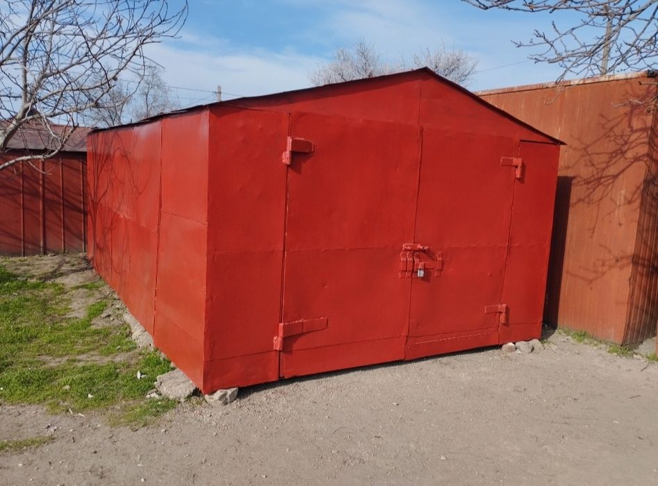 Разборной гараж металлический, железный