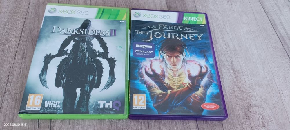 Gry na xbox 360 Darksiders II i Fable the Joyrney