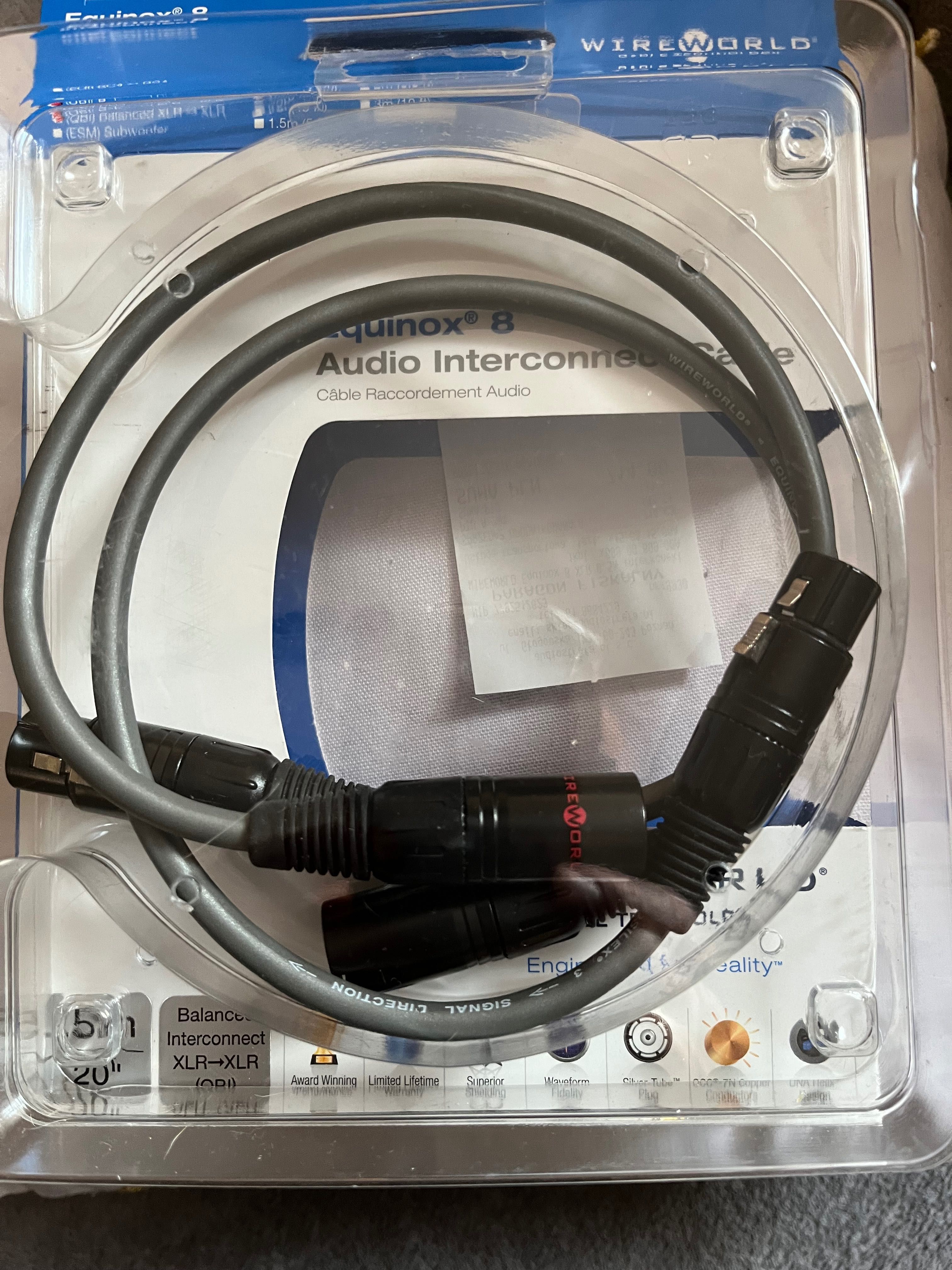 Wireworld Equinox 8 XLR 0.5m